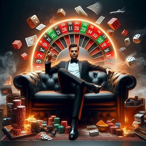 Mobile app home screen showing Game Library menu with live dealer, slots, and sportsbook categories